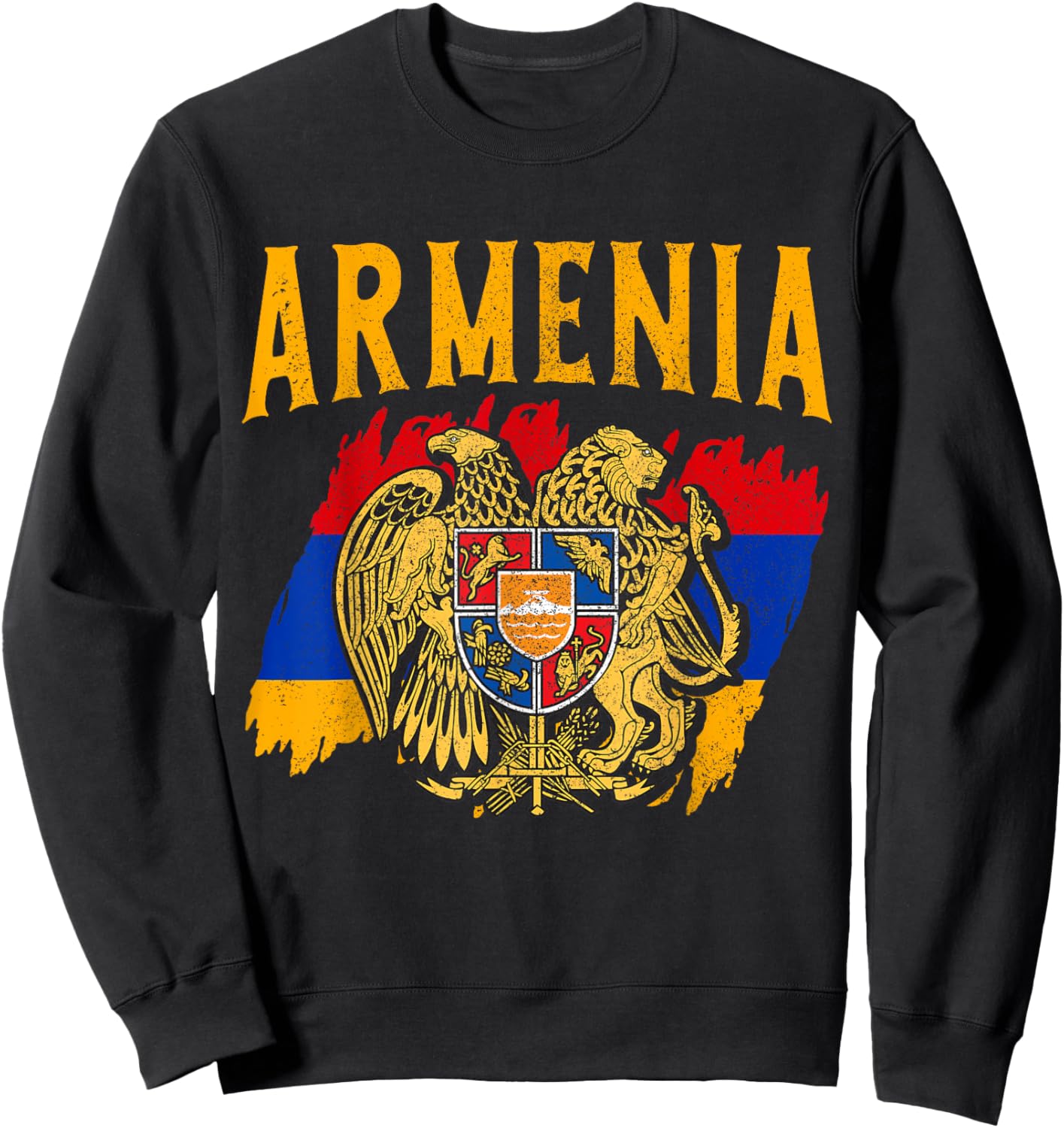 Armenia Pride Armenian Flag Roots Heritage Sweatshirt - Sweatshirt | Black