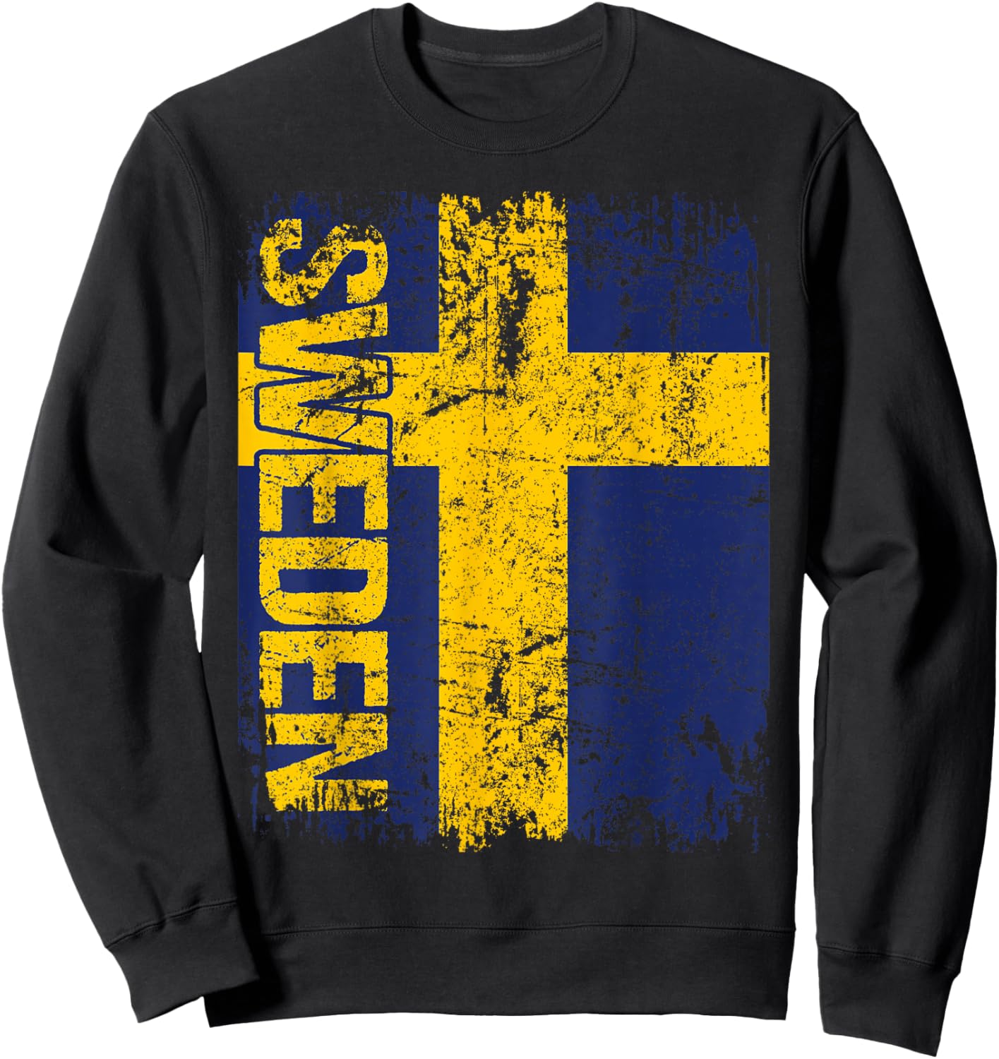 SCHWEDEN Flagge Damen Herren Kinder SCHWEDEN Sweatshirt - Sweatshirt | Black