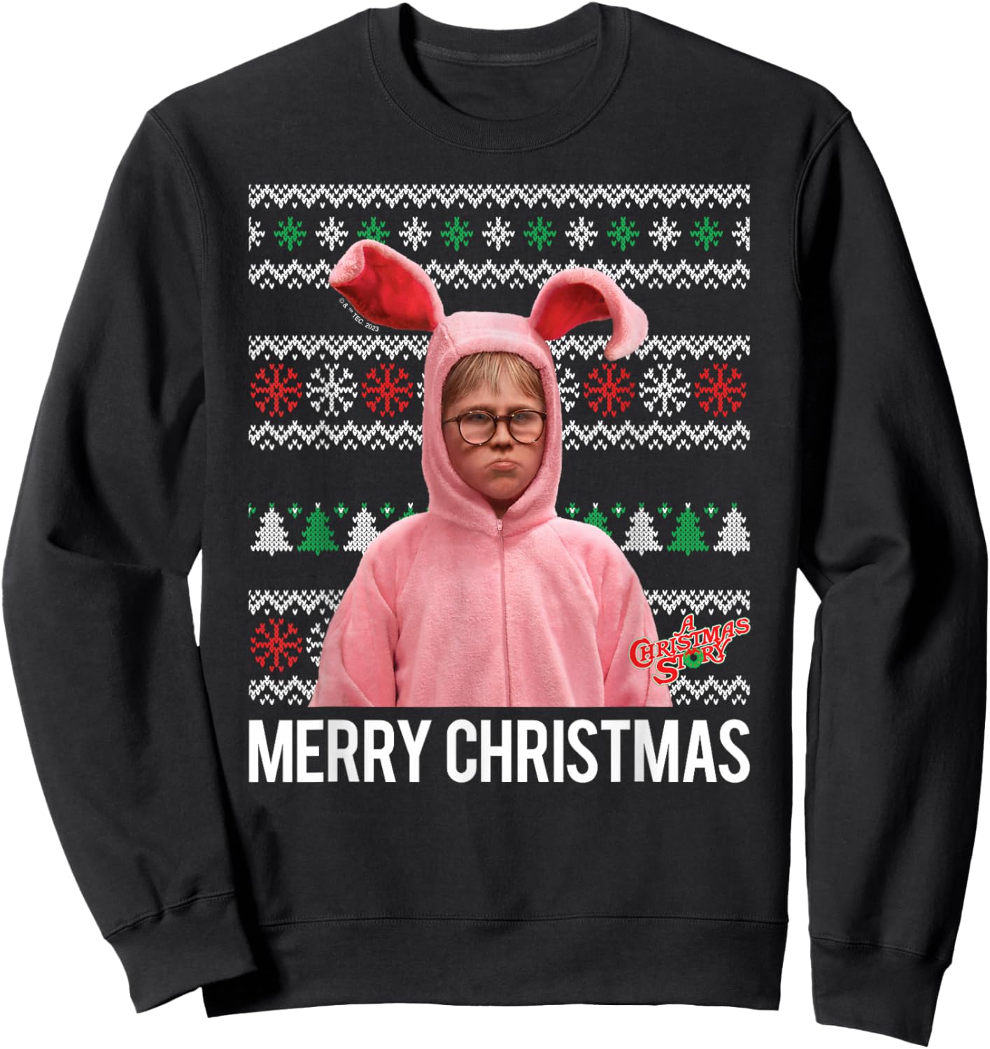 A Christmas Story - Merry Christmas Sweatshirt - Sweatshirt | Black