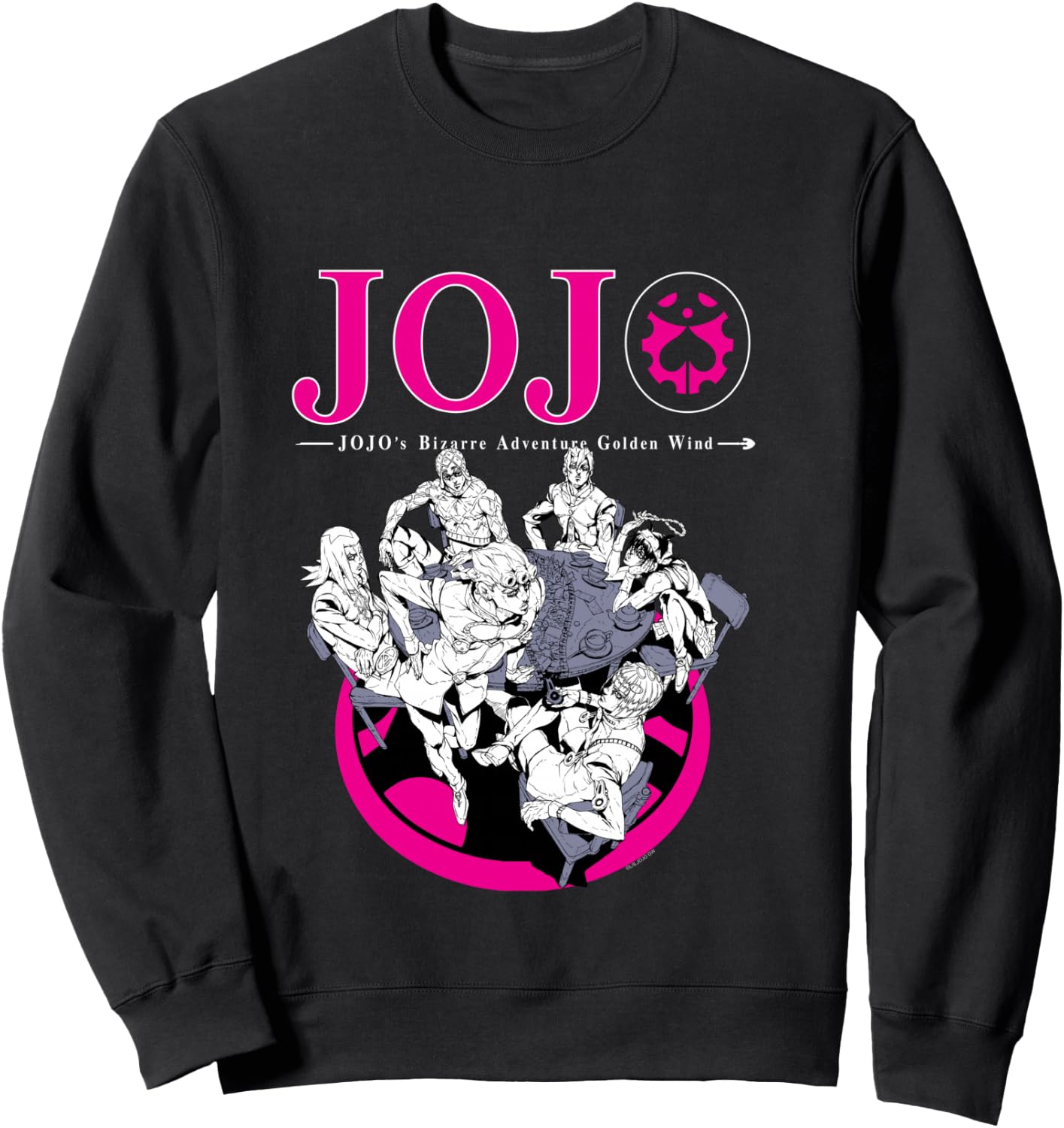 JoJo's Bizarre Adventure Part 5 Golden Wind Bruno's Gang Sweatshirt - Sweatshirt | Black