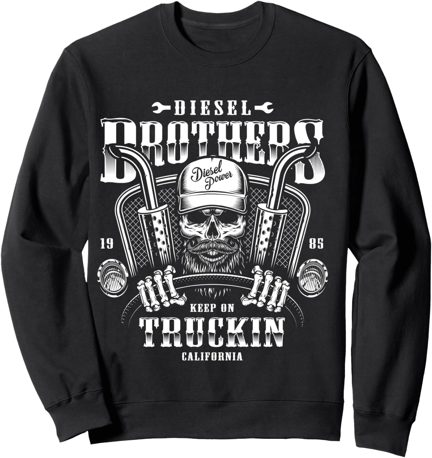 Diesel Brothers Keep On Truckin Sweatshirt - Sweatshirt | Black