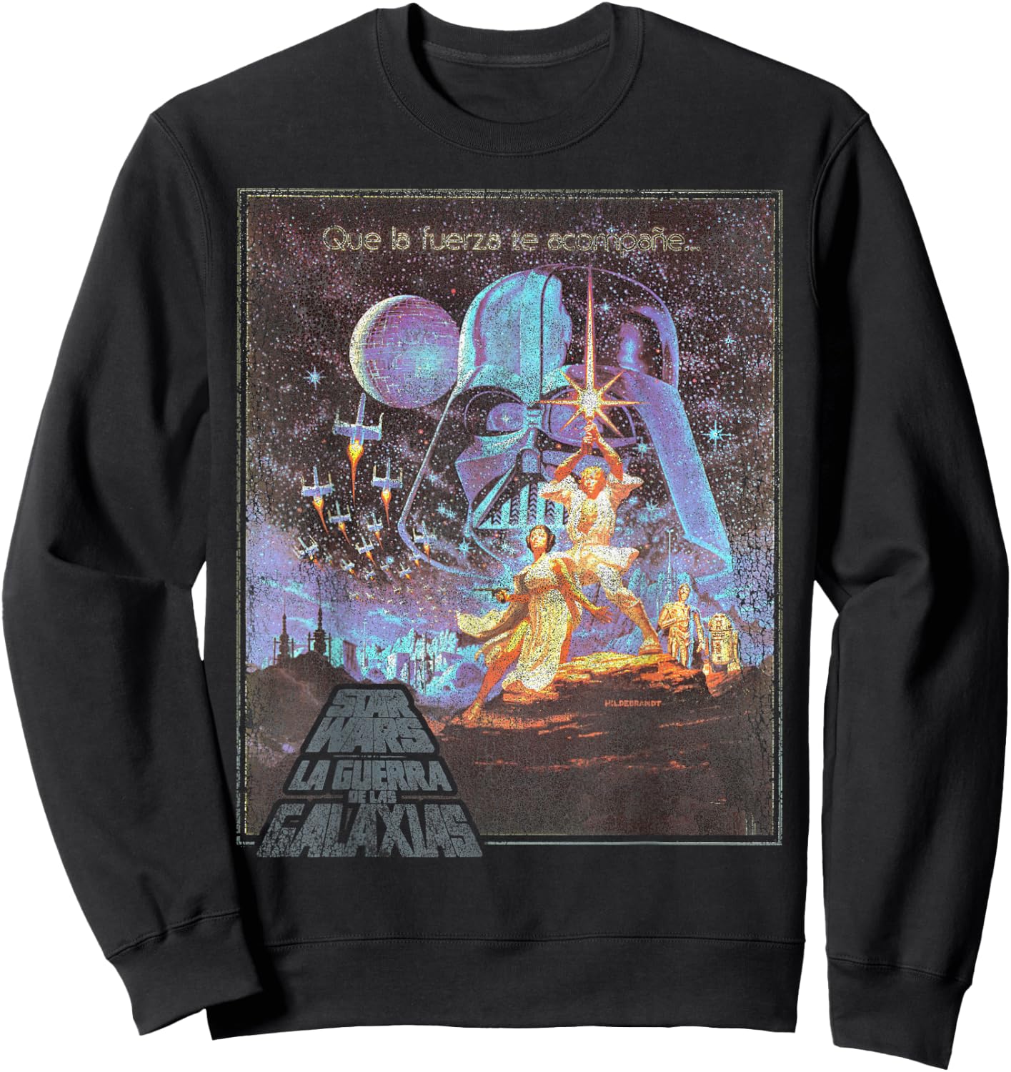 Star Wars Spanish Poster Sweatshirt - Sweatshirt | Black