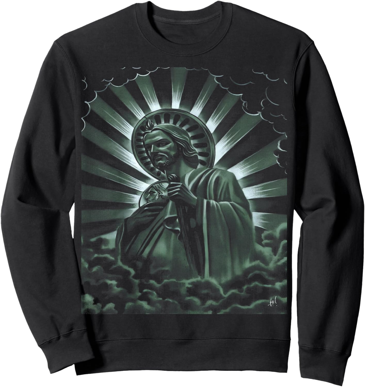 Glorioso apóstol San Judas Tadeo Milagroso Mexicans Catholic Sweatshirt - Sweatshirt | Black
