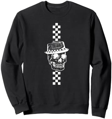 Ska Head Checkerboard Sweatshirt - Sweatshirt | Black