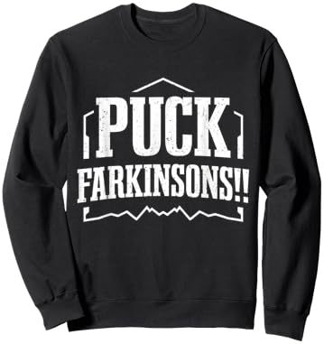 Parkinson's Disease Awareness Puck Farkinsons Parkinson's Sweatshirt - Sweatshirt | Black