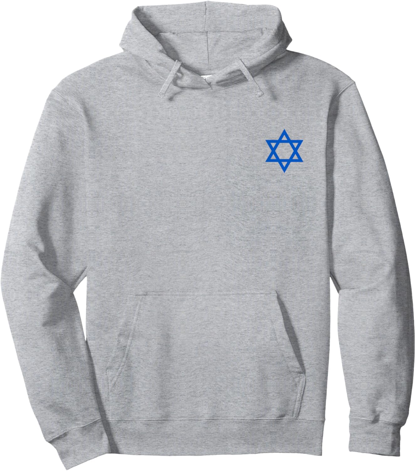 Israel flag, star of David, Judaism, support, solidarity Hoodie - Hoodie | Ash