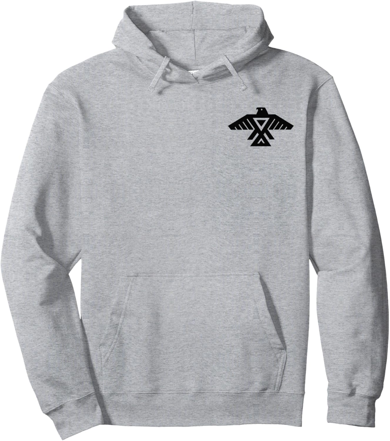 Anishinaabe Thunderbird Flag Symbol Anishinabe Hoodie - Hoodie | Ash