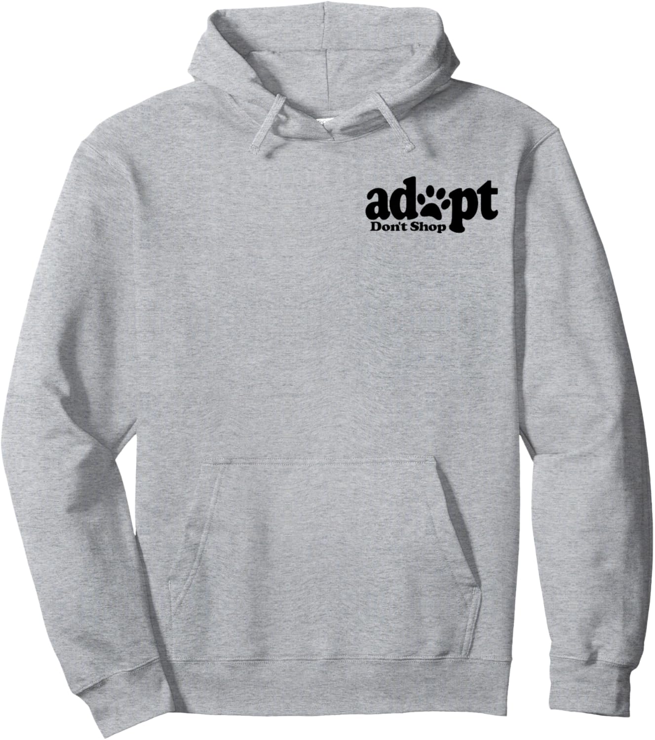 ADOPT DON'T SHOP DOG CAT PET LOVER RESCUE FOSTER SHELTER Women Kids Hoodie - Hoodie | Ash