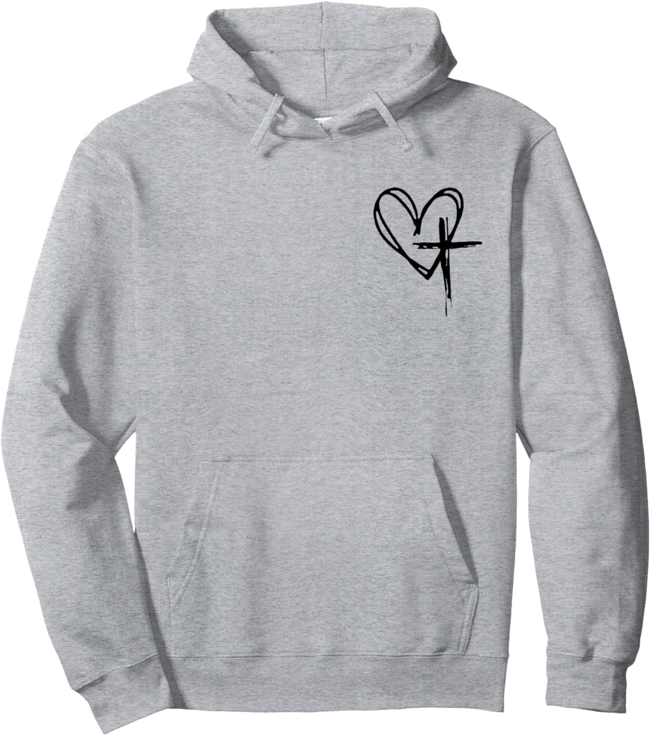 Jesus Has My Back Hoodie - Hoodie | Ash