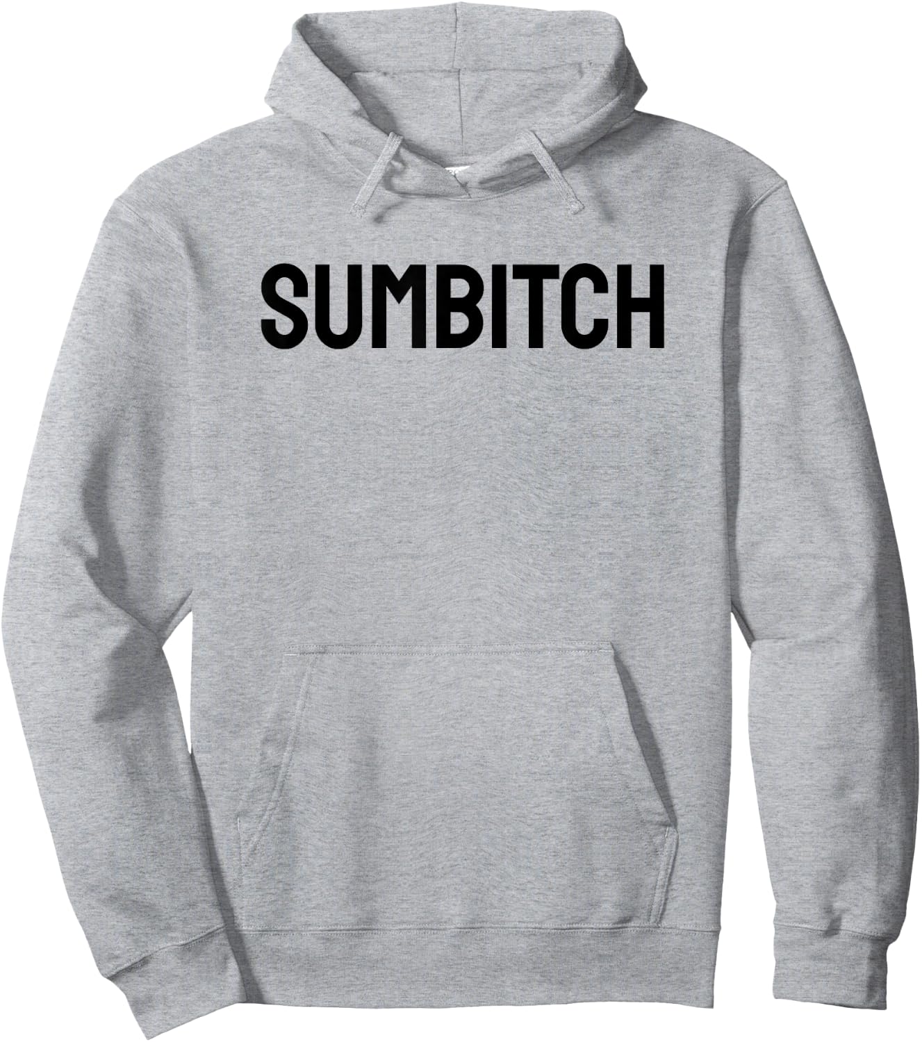 Sumbitch Women's Classic Fit Cotton Polyester Blend White Small Short Sleeve Hoodie - Hoodie | Ash