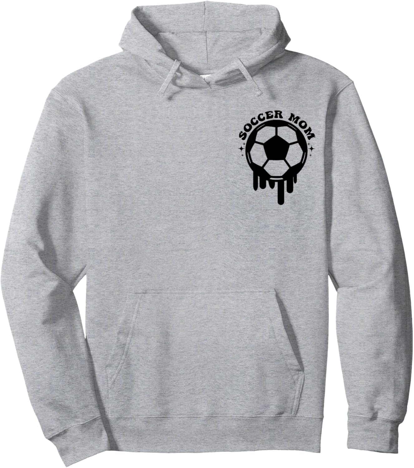 Soccer Mom Let’s kick Some Grass Funny Cheer mom Hoodie - Hoodie | Ash