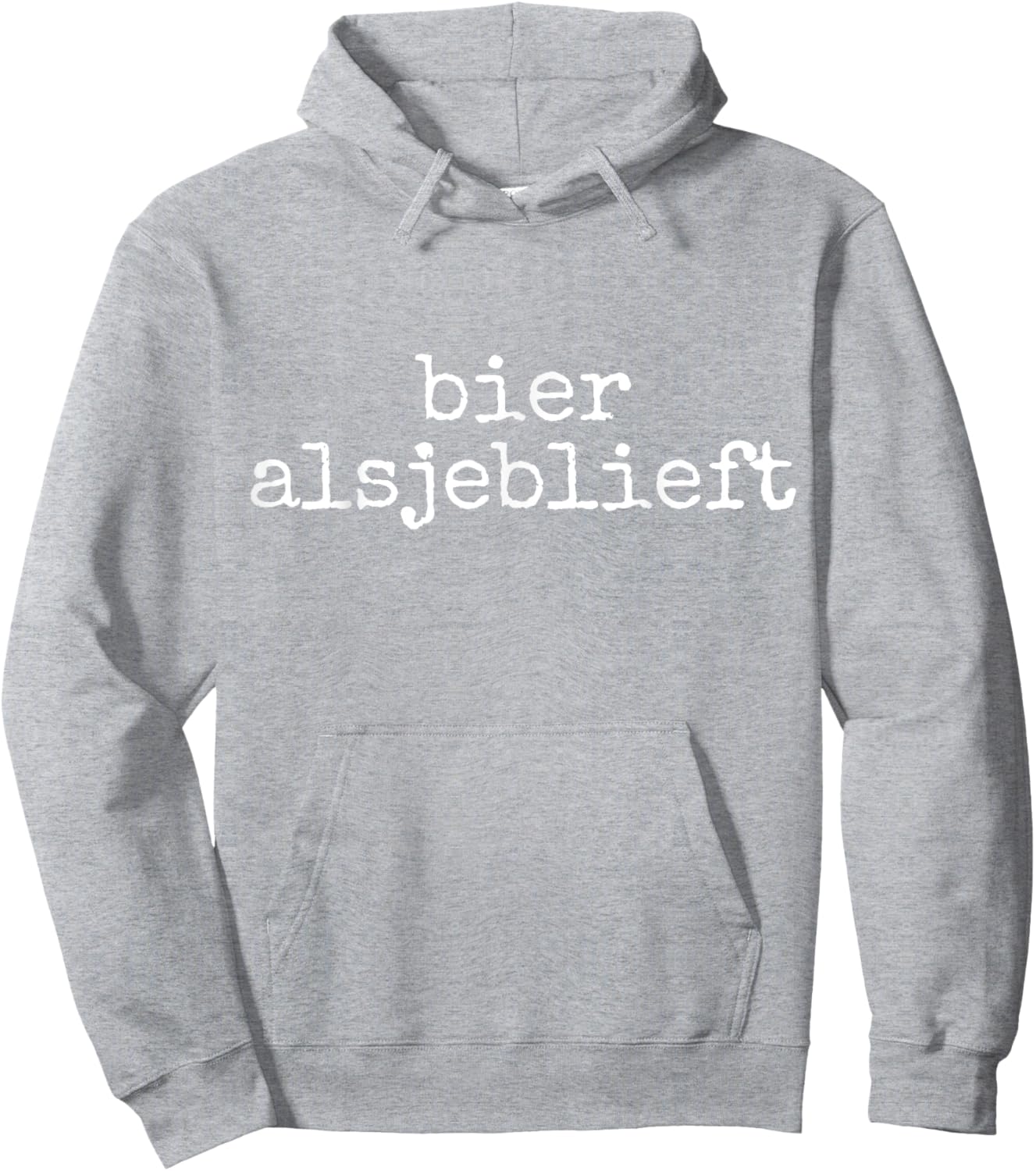 Bier Alsjeblieft Beer Please Dutch Funny Orange Netherlands Hoodie - Hoodie | Ash
