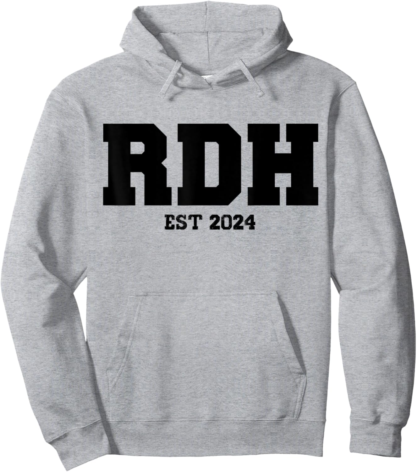 RDH Est. 2024 Registered Dental Hygienist Student Graduation Hoodie - Hoodie | Ash