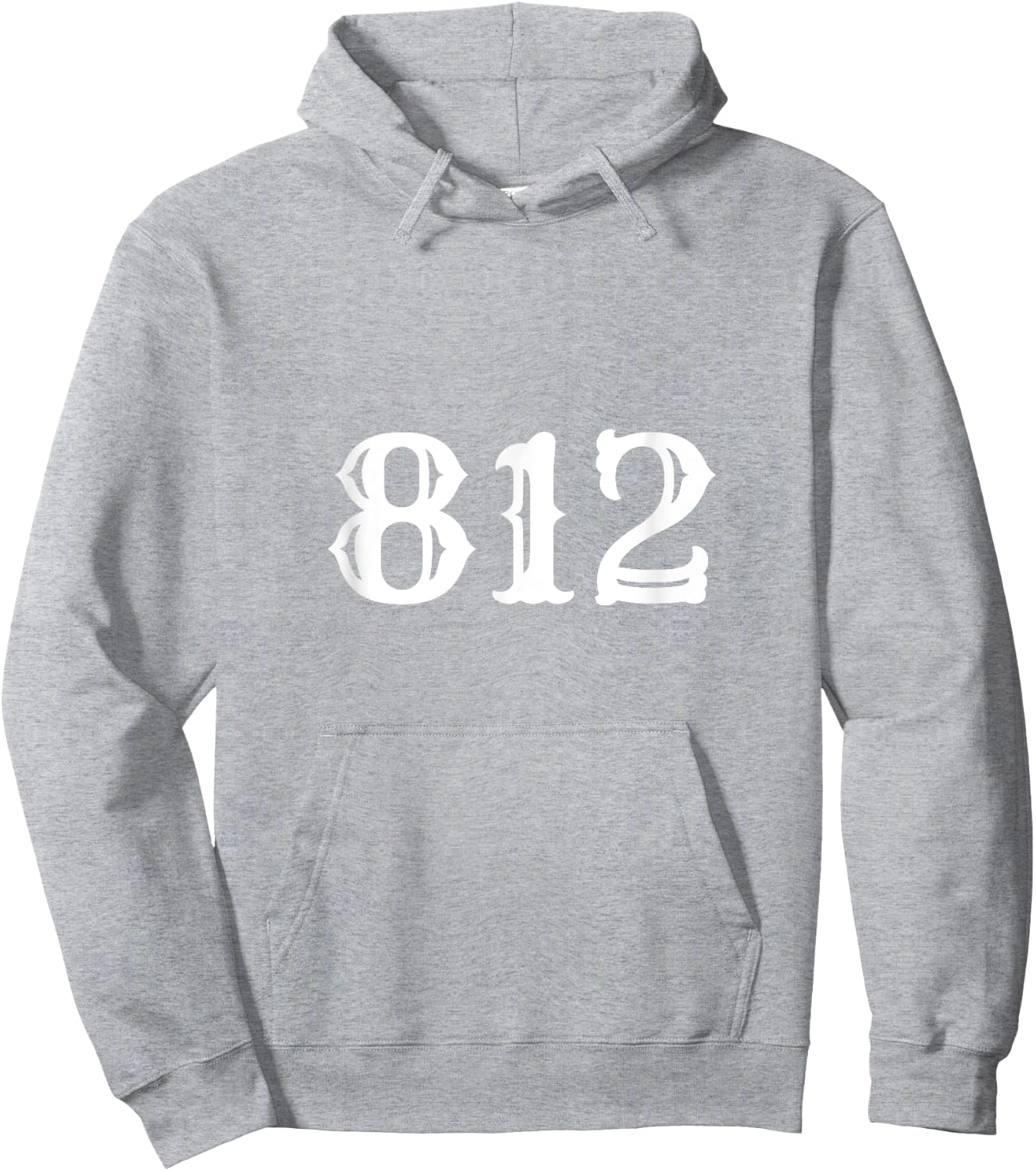 812 Indiana Area Code Hoodie - Hoodie | Ash