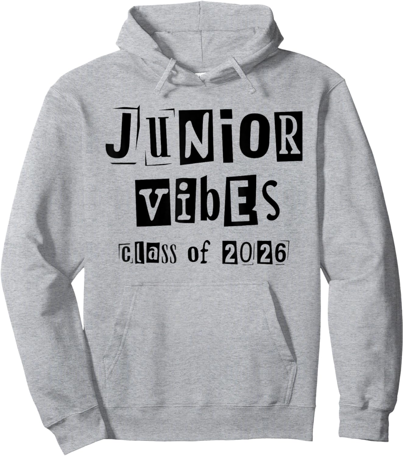 Junior Vibes Class of 2026, Senior 2026, Class of 2026 Hoodie - Hoodie | Ash