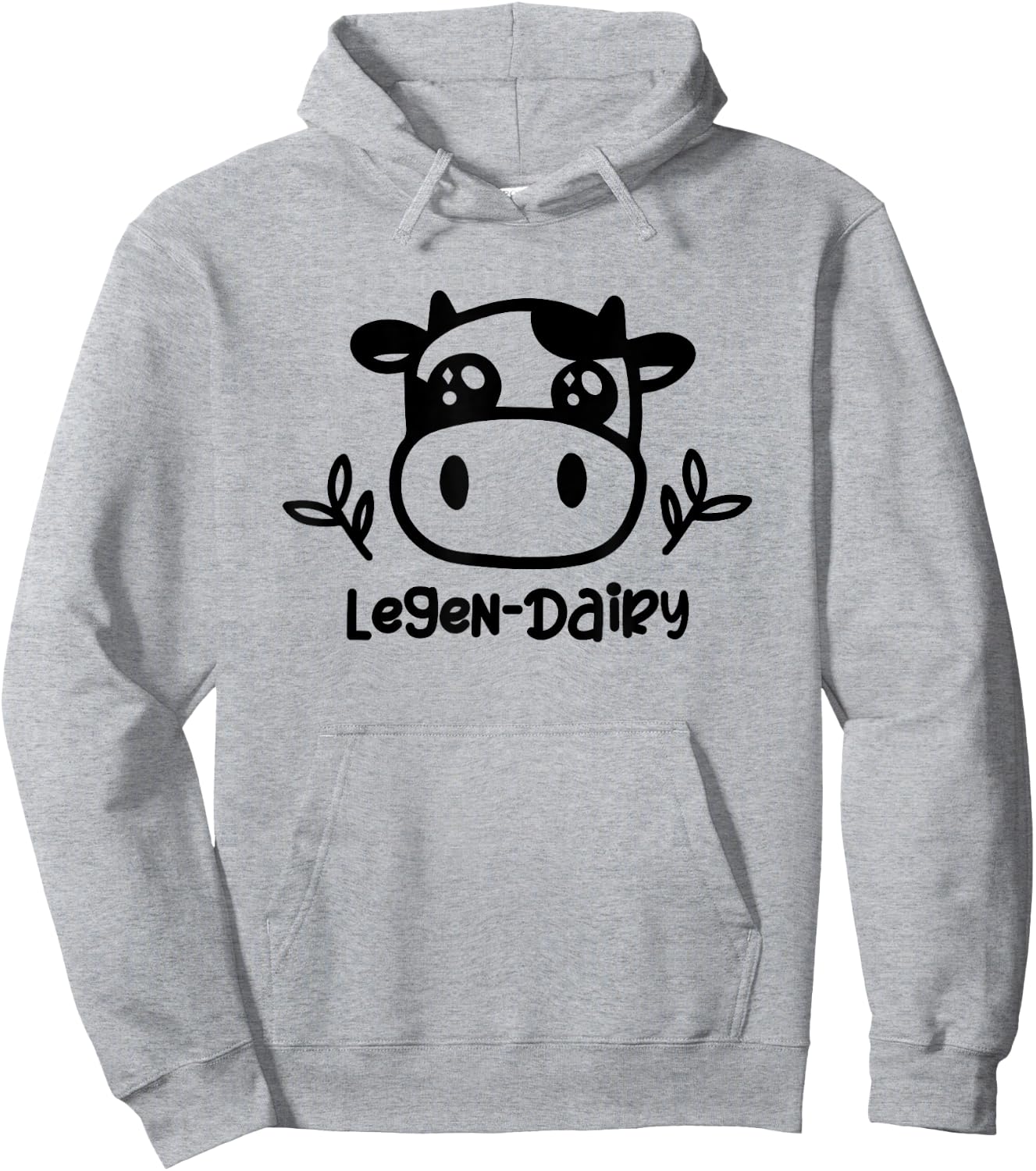 Funny Cow pun Dairy Cow gift Legen...Dairy Legendary Hoodie - Hoodie | Ash