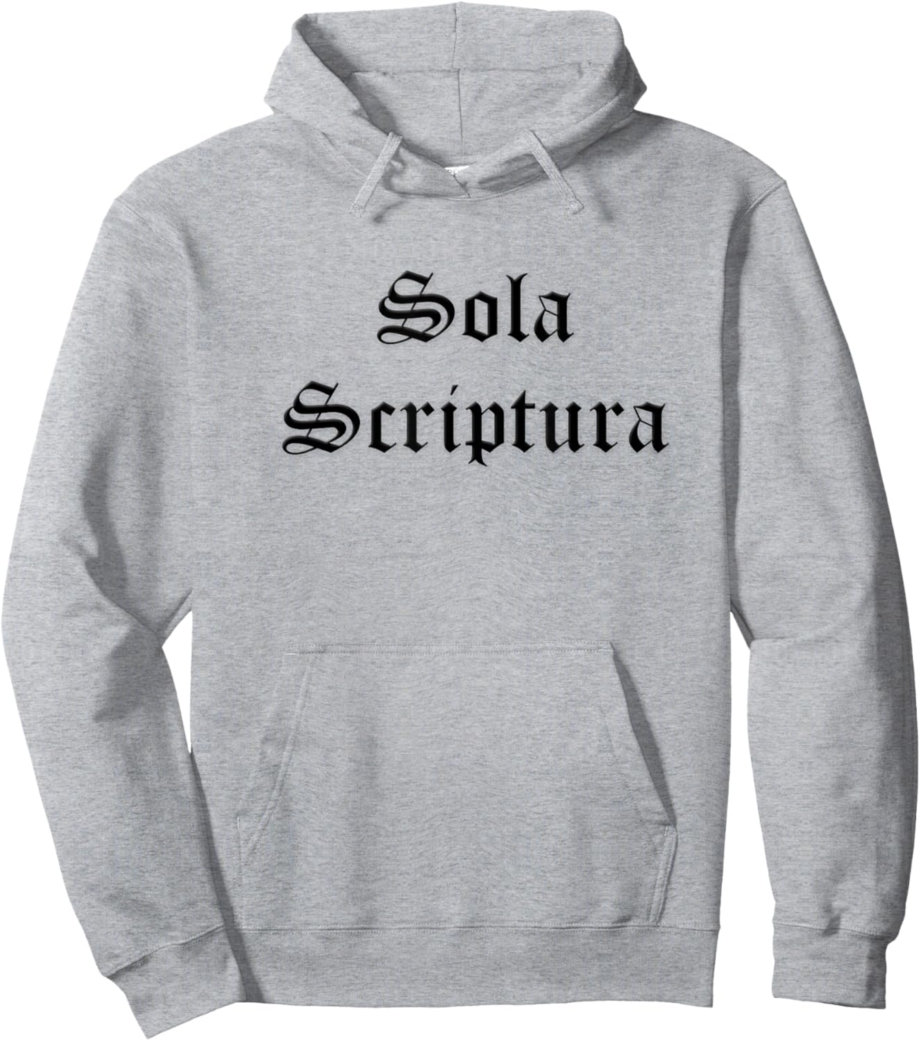 Sola Scriptura Scripture Alone Latin Five Solas Reformation Hoodie - Hoodie | Ash