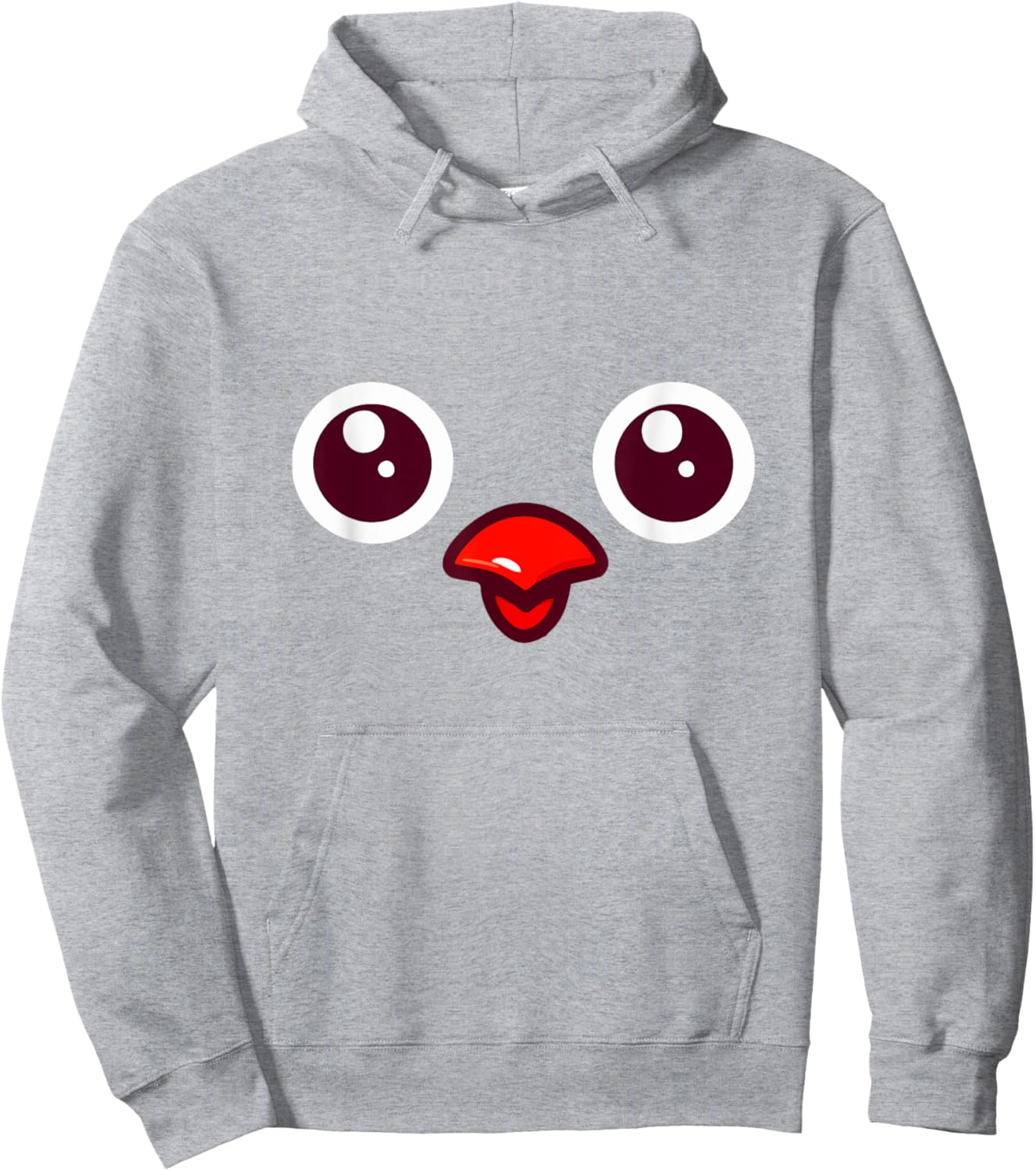Cute Yellow Chick Face Costume For Kids Farm Animal Meme Hoodie - Hoodie | Ash