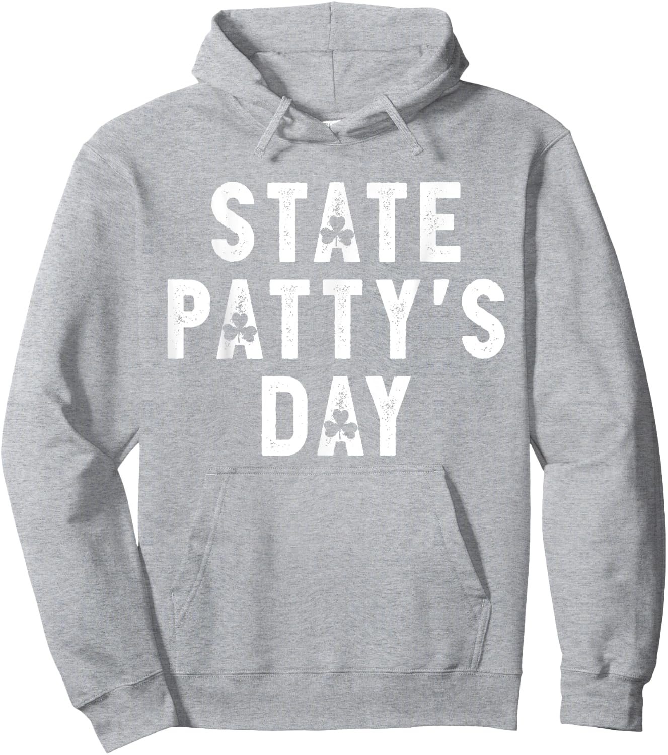 State Patty's Day Shirt College Beer Drinking Party Hoodie - Hoodie | Ash