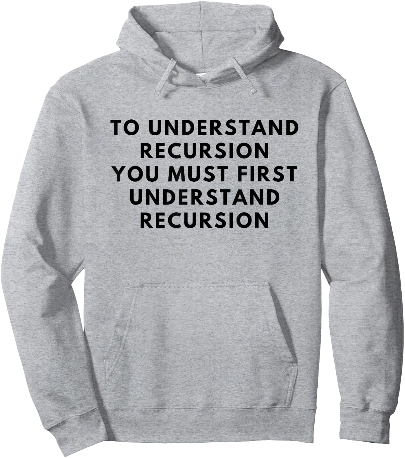 Programmer Recursion Definition Coding Understand Men Gift Hoodie - Hoodie | Ash