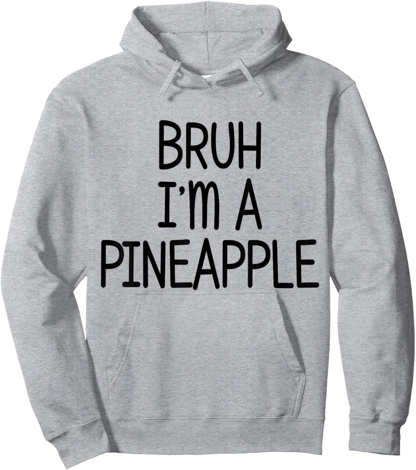 Pretend I'm A Pineapple Funny Lazy Halloween Costume Party Hoodie - Hoodie | Ash