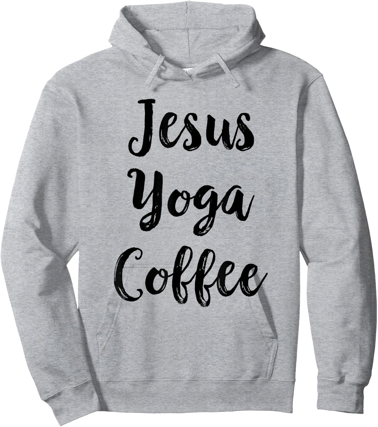 Funny Nicer After Yoga Shirts Jesus Yoga Coffee Christian Yoga Gift Hoodie - Hoodie | Ash