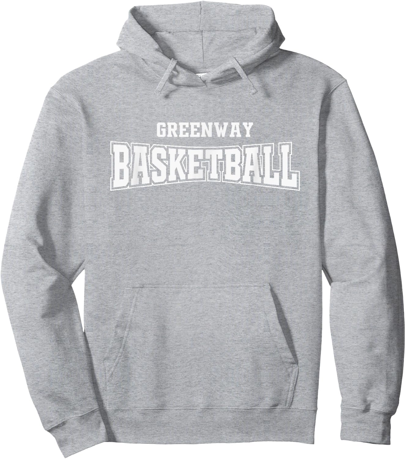 Greenway High School Basketball Warp HS Hoodie - Hoodie | Ash