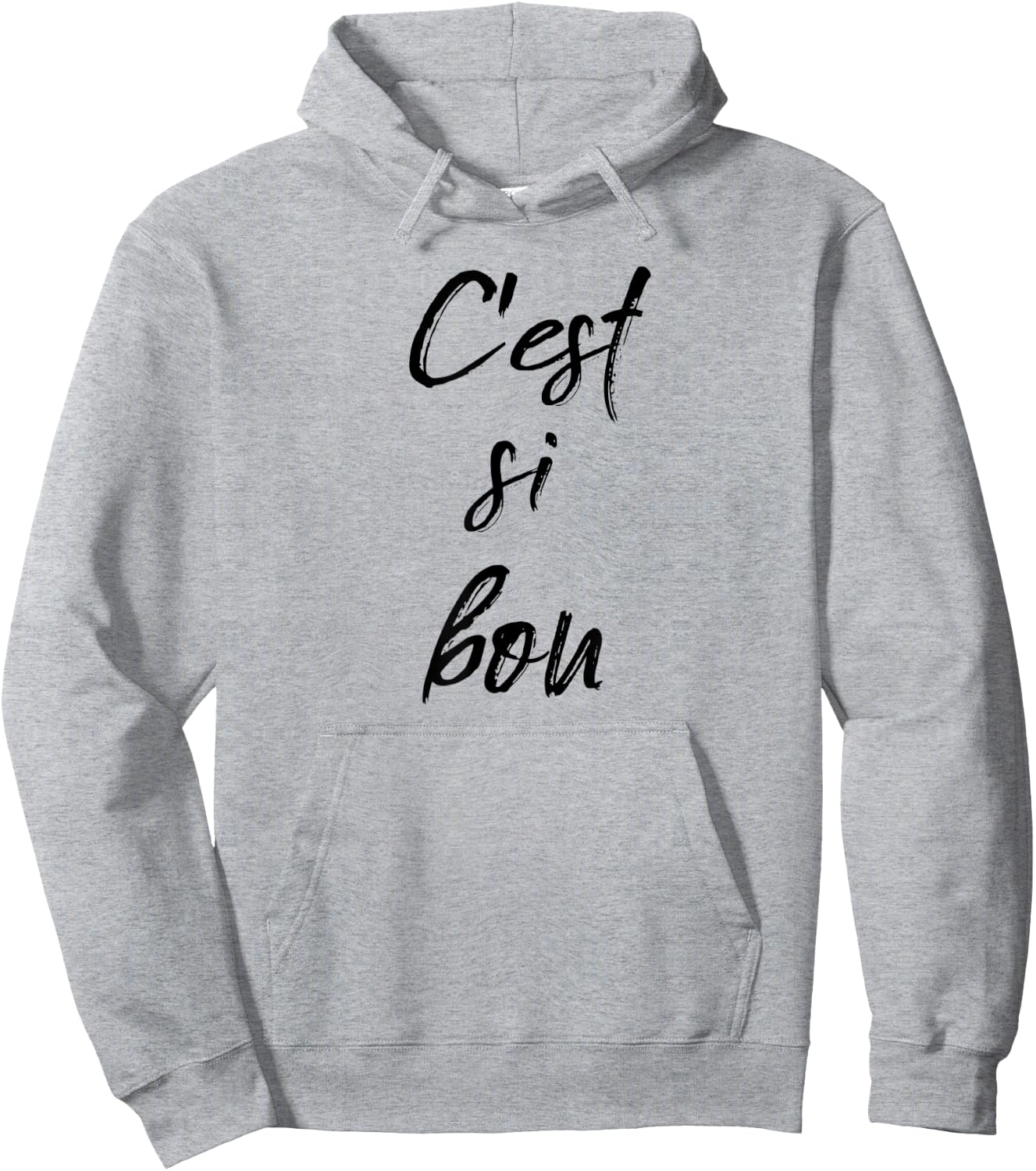 C'est Si Bon It's So Good Fun French Travel Gym Vacation Hoodie - Hoodie | Ash