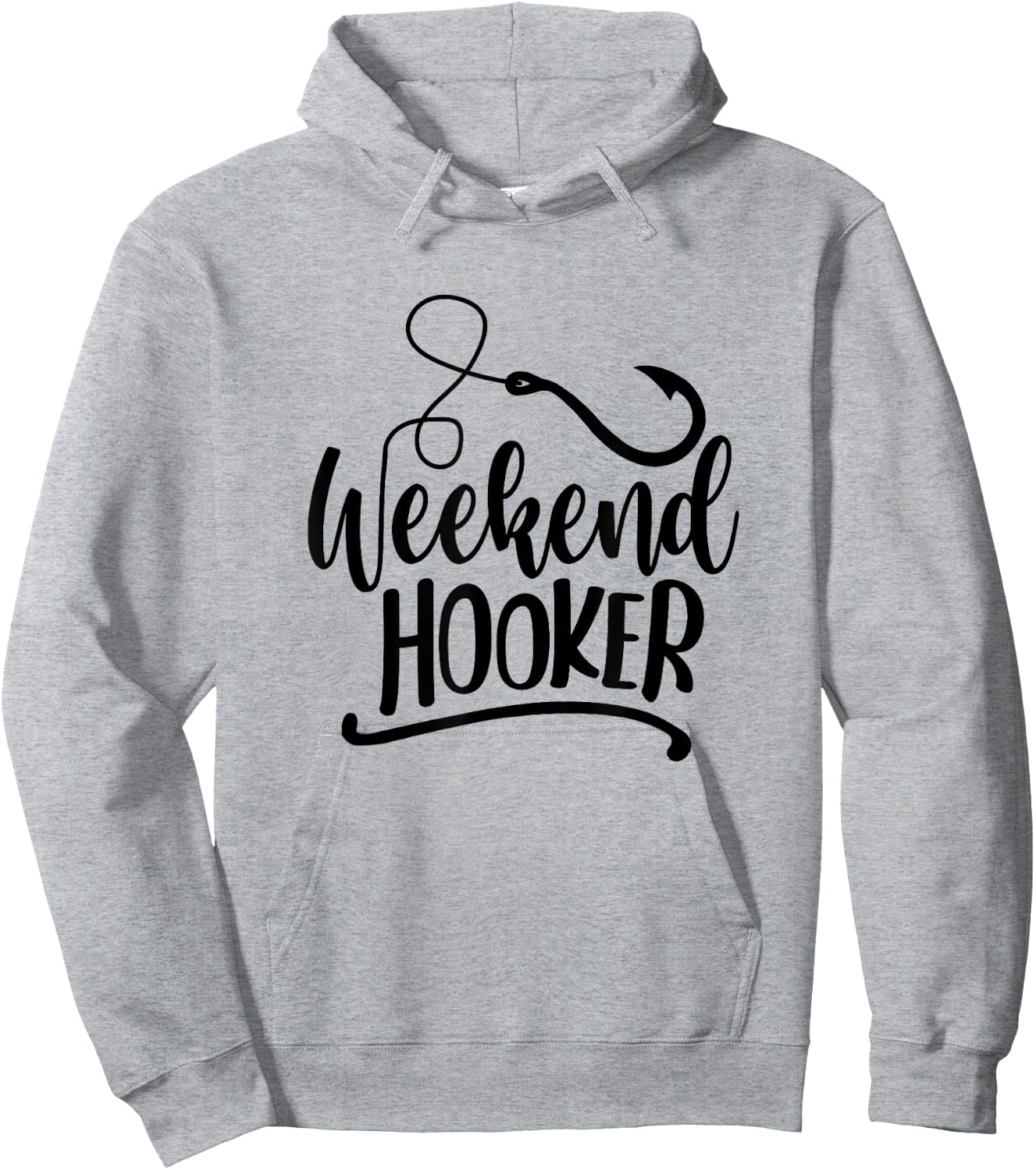 Weekend Hookers Fishing Lover Go Fishing Fisherman Hoodie - Hoodie | Ash