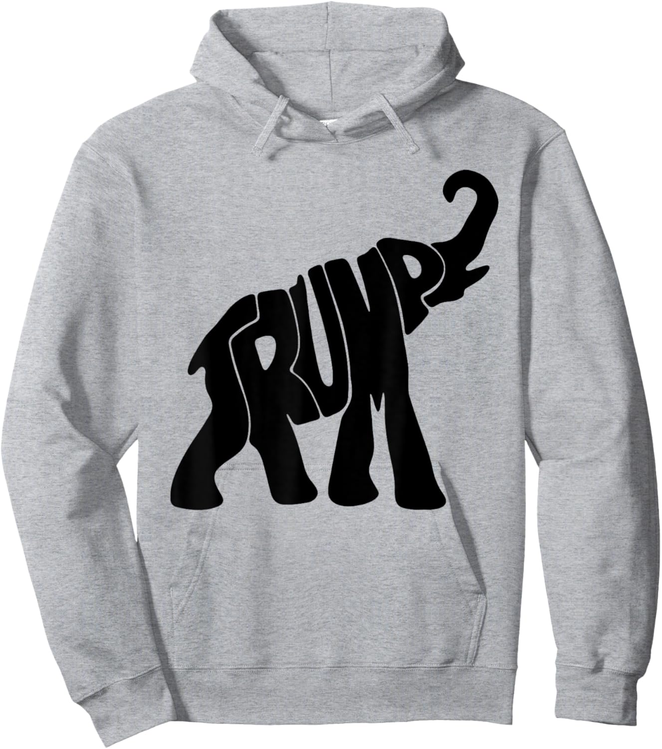 Elehphant Trump Hoodie - Hoodie | Ash