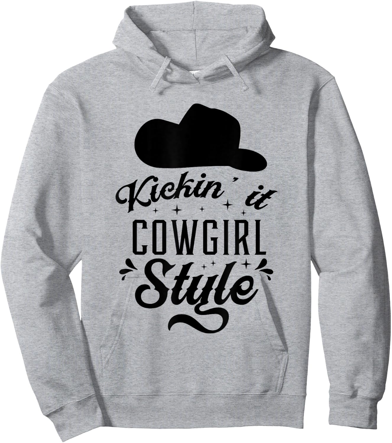 Princess Cowboy Hat Western Cowgirl Girls Line Dance Gift Hoodie - Hoodie | Ash