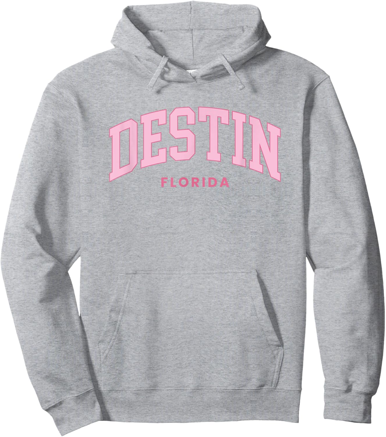 Destin Florida Retro Preppy Throwback Girls Pink Hoodie - Hoodie | Ash