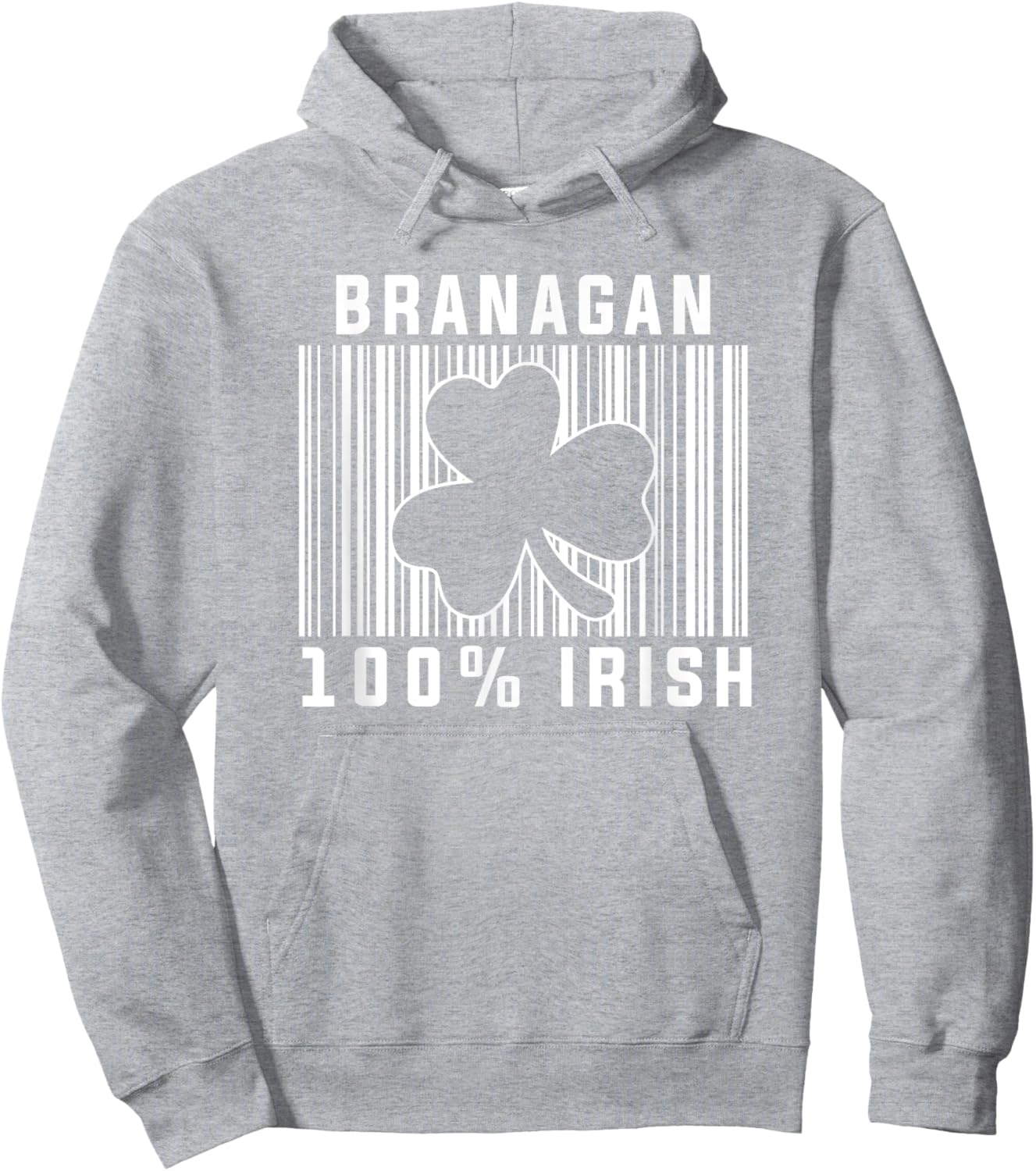 Branagan Irish Family Name Hoodie - Hoodie | Ash