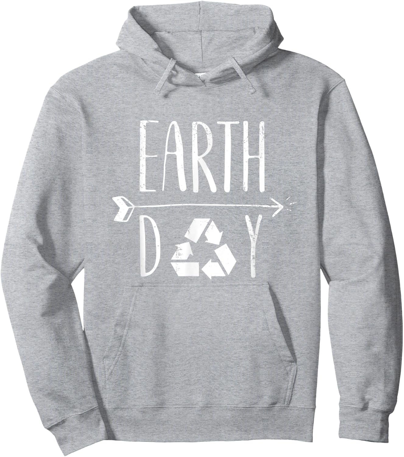 Earth Day 51th Anniversary Cute Vintage Recycling Hoodie - Hoodie | Ash