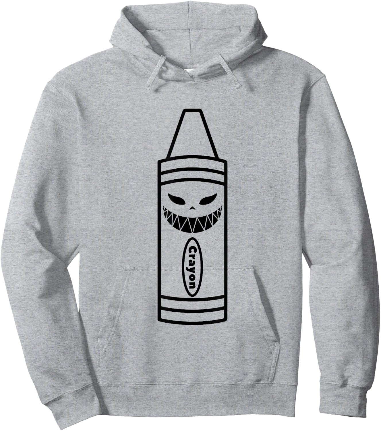 Scary Crayon Box Halloween Easy Costume Couples Adults Kids Hoodie - Hoodie | Ash