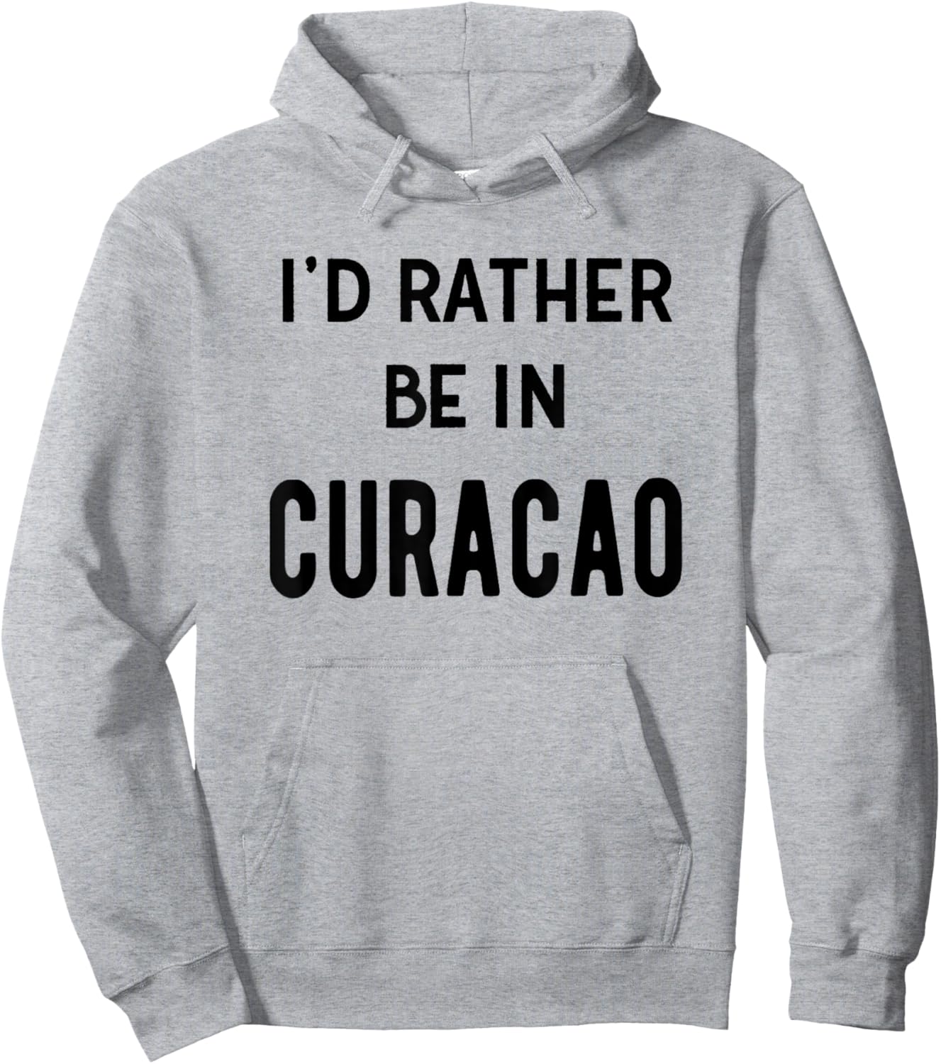 Ich wäre lieber in Curacao Lustiges Souvenir Hoodie - Hoodie | Ash