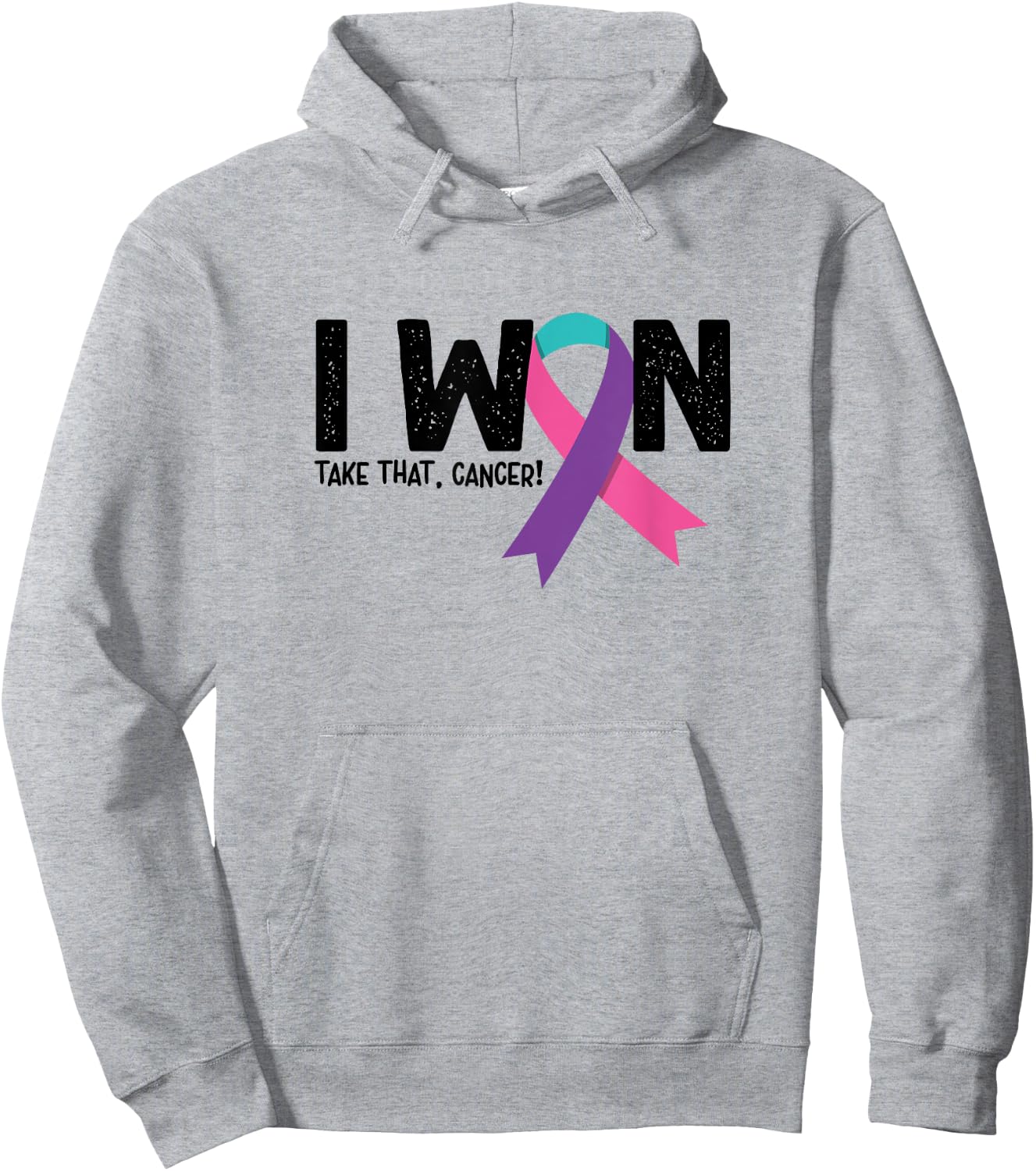 I Won Take That Cancer, Thyroid Cancer Survivor Hoodie - Hoodie | Ash