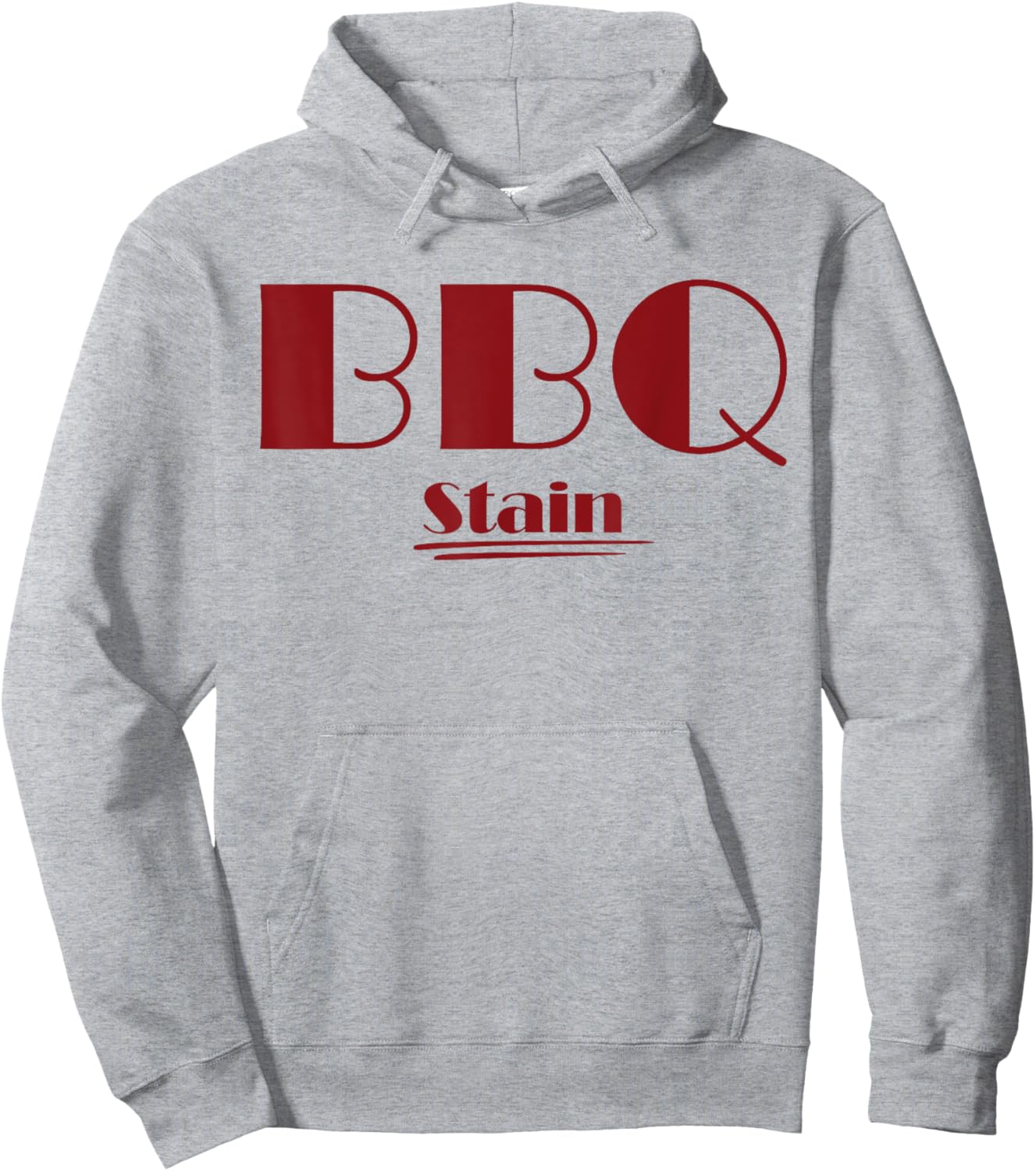 BBQ Stain On My White Hoodie - Hoodie | Ash
