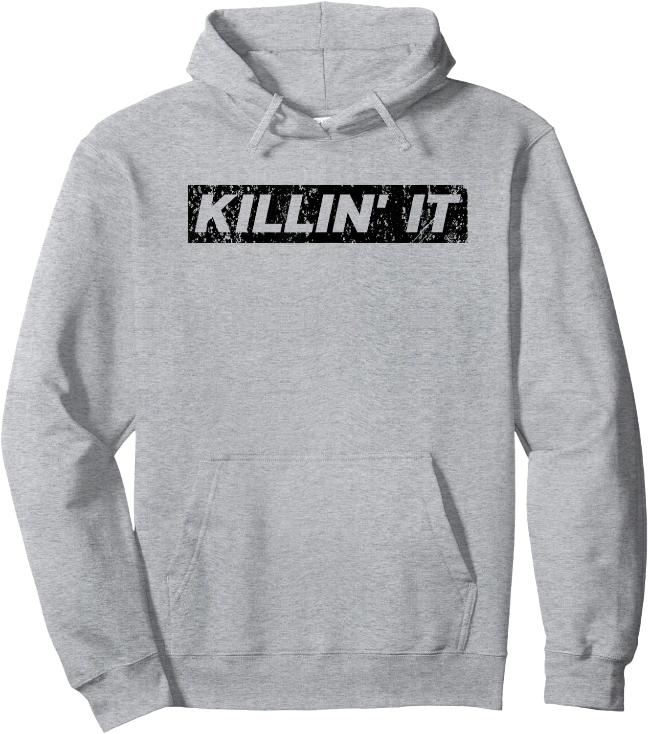 Killin It Killing it Motivational Inspirational Gym Hoodie - Hoodie | Ash