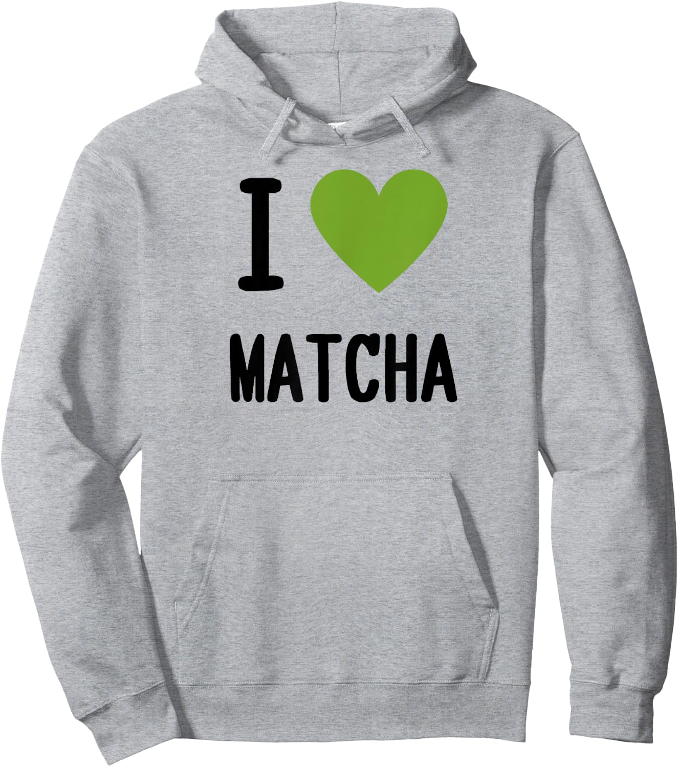 I Heart / I Love Matcha Hoodie - Hoodie | Ash