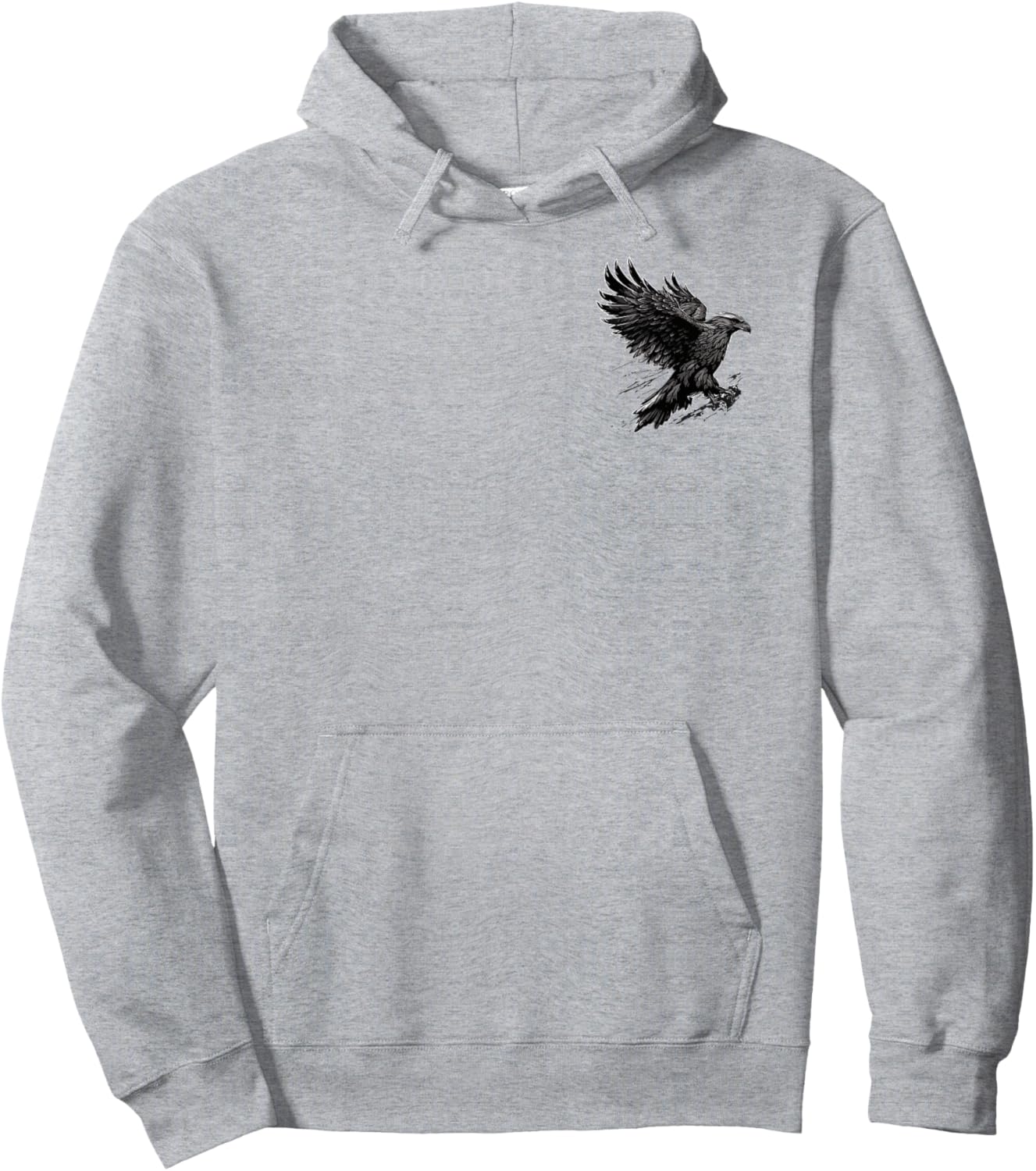 Eagle in flight Hoodie - Hoodie | Ash