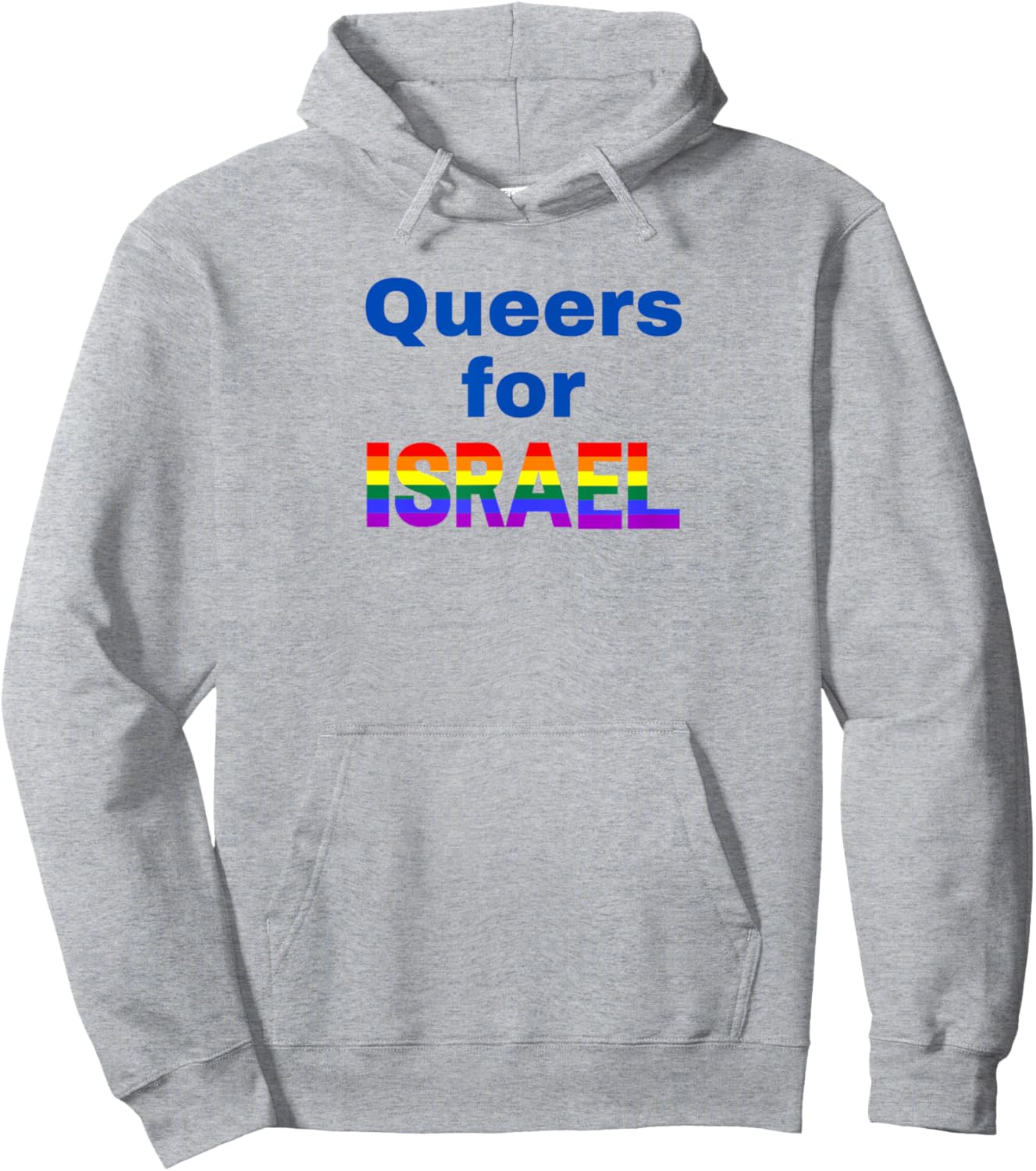 Queers for Israel Hoodie - Hoodie | Ash