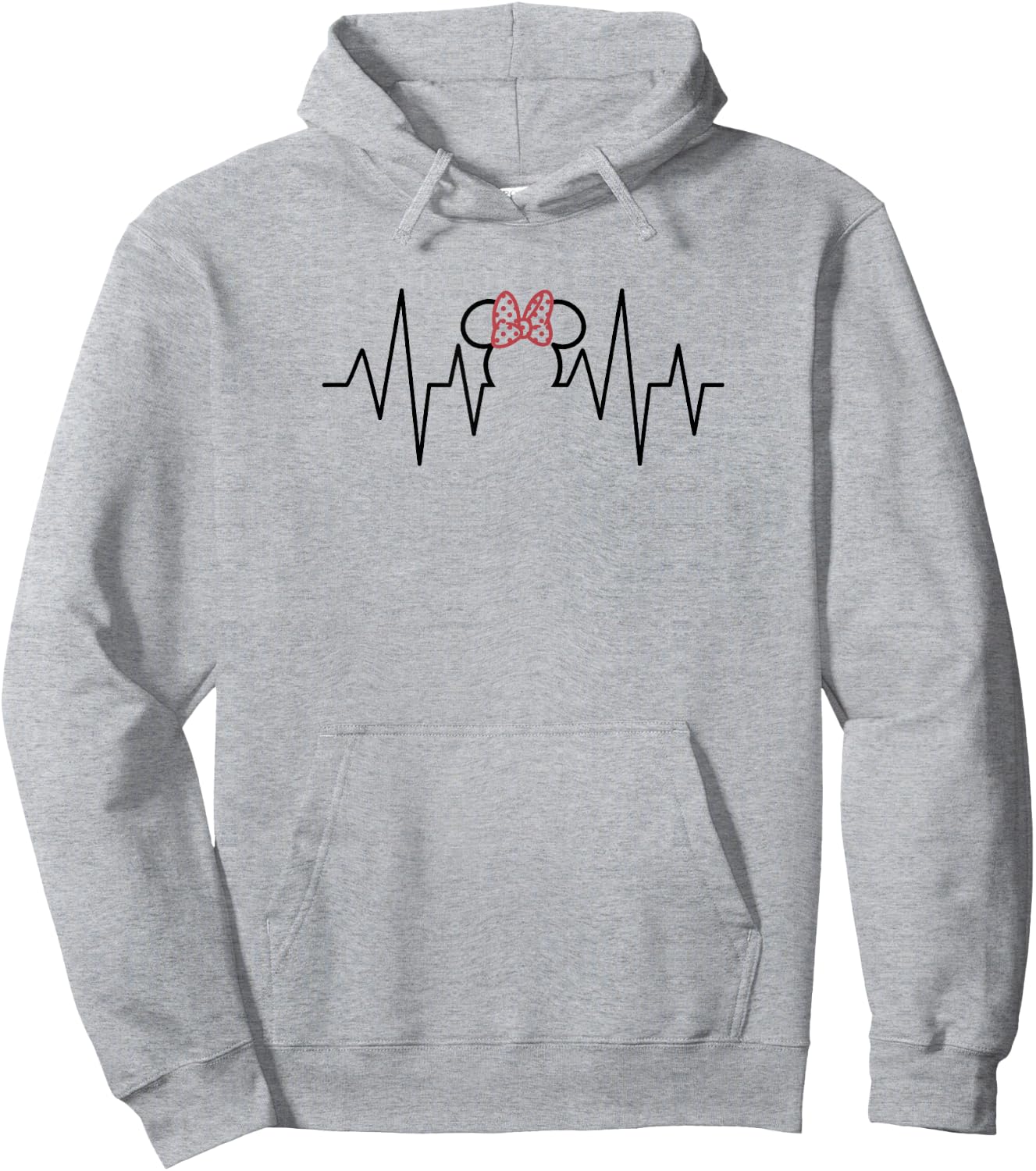 Disney Nurse's Day Minnie Mouse Heartline Hoodie - Hoodie | Ash