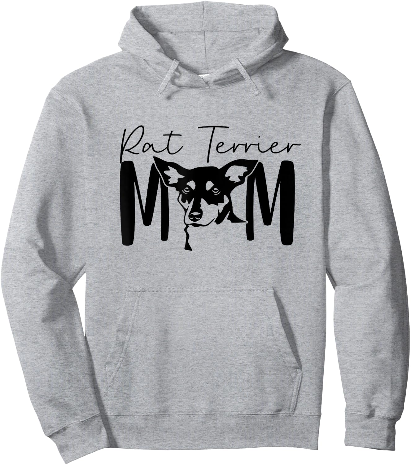 Rat Terrier Mom Gift Rat Terrier Dog Lover Dog Lady Hoodie - Hoodie | Ash