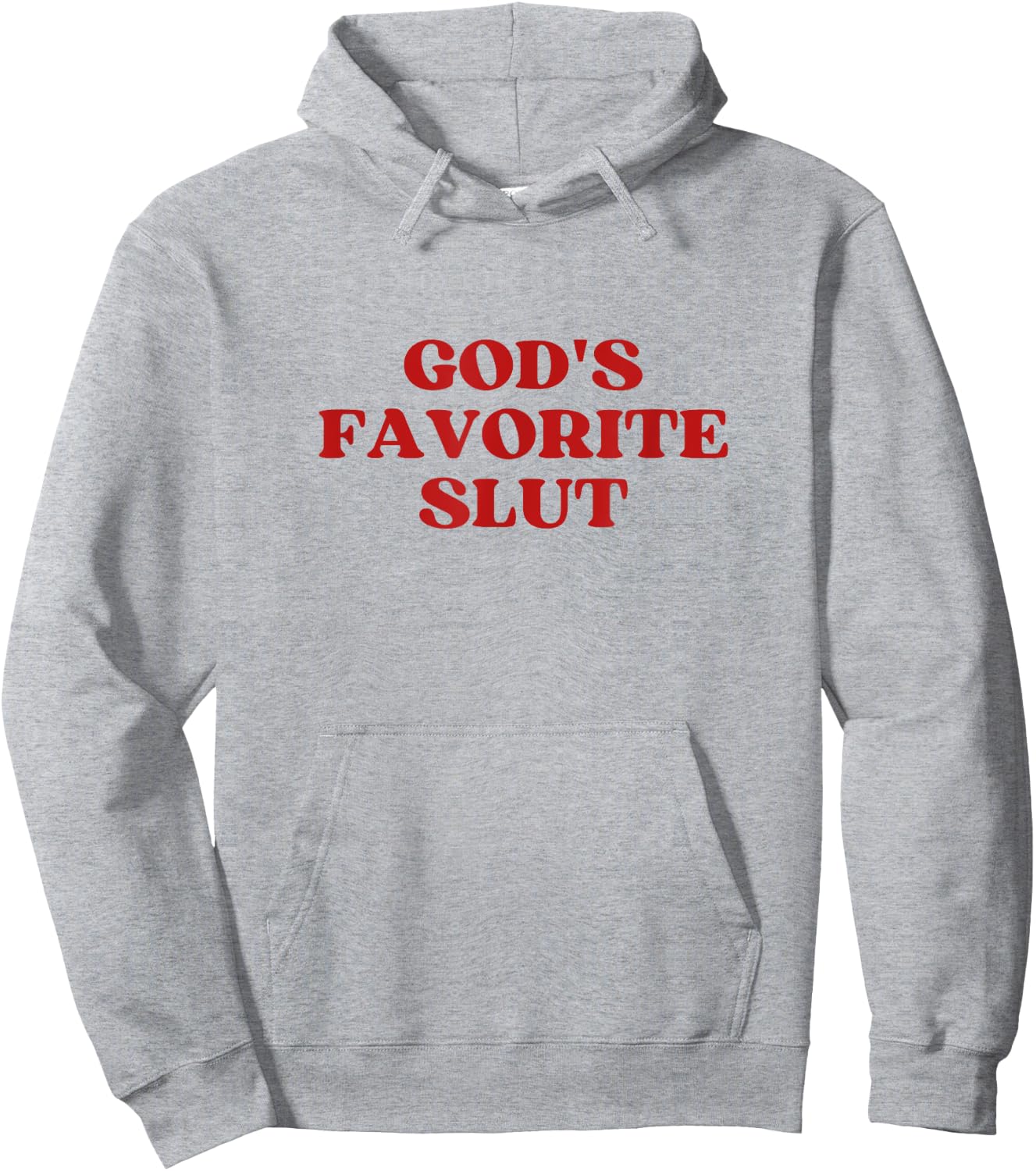 God's Favorite Slut Y2k Aesthetic Hoodie - Hoodie | Ash