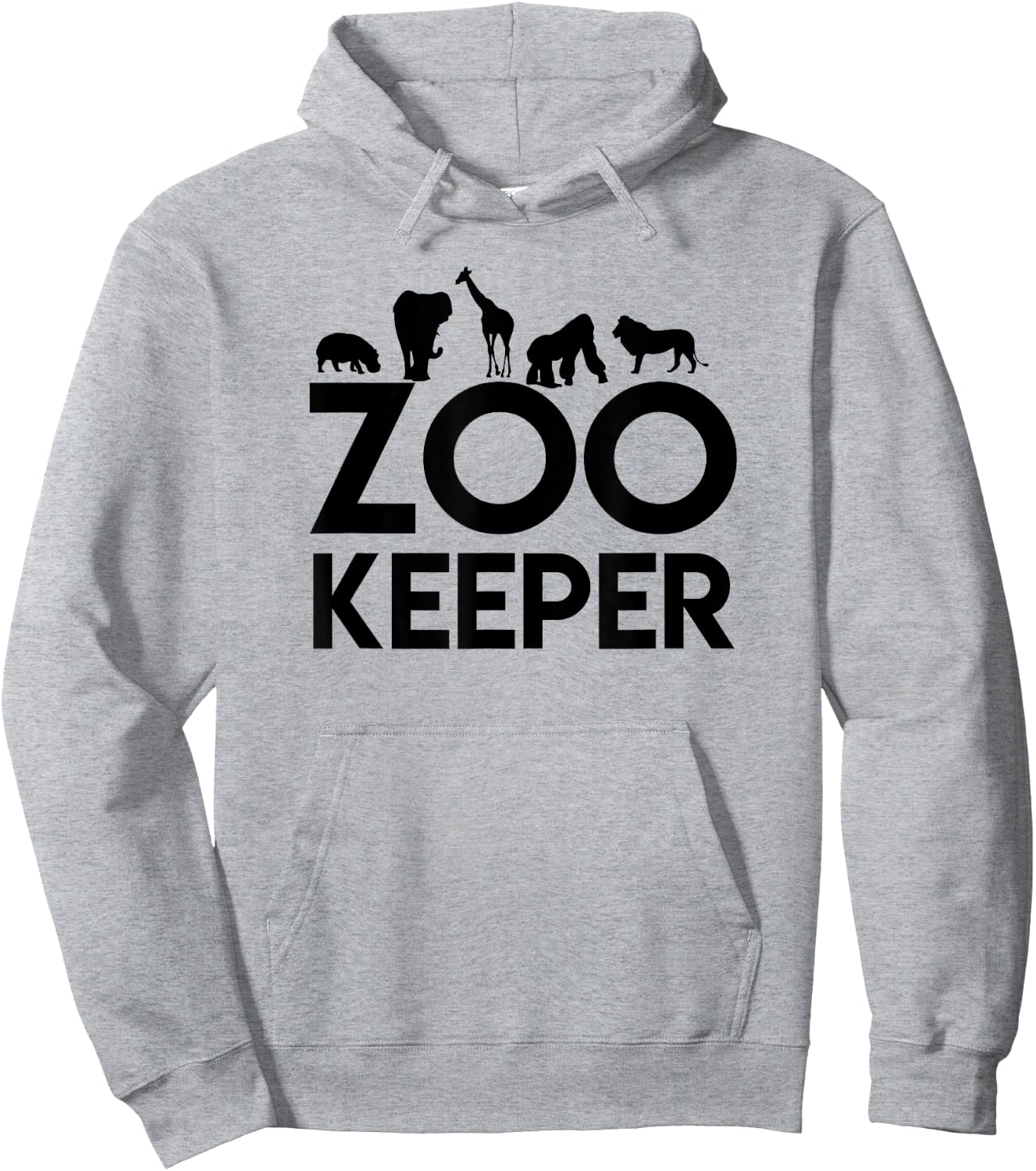 Zookeeper - Zookeeper Gift Animal Lover Zookeeper Outfit Hoodie - Hoodie | Ash