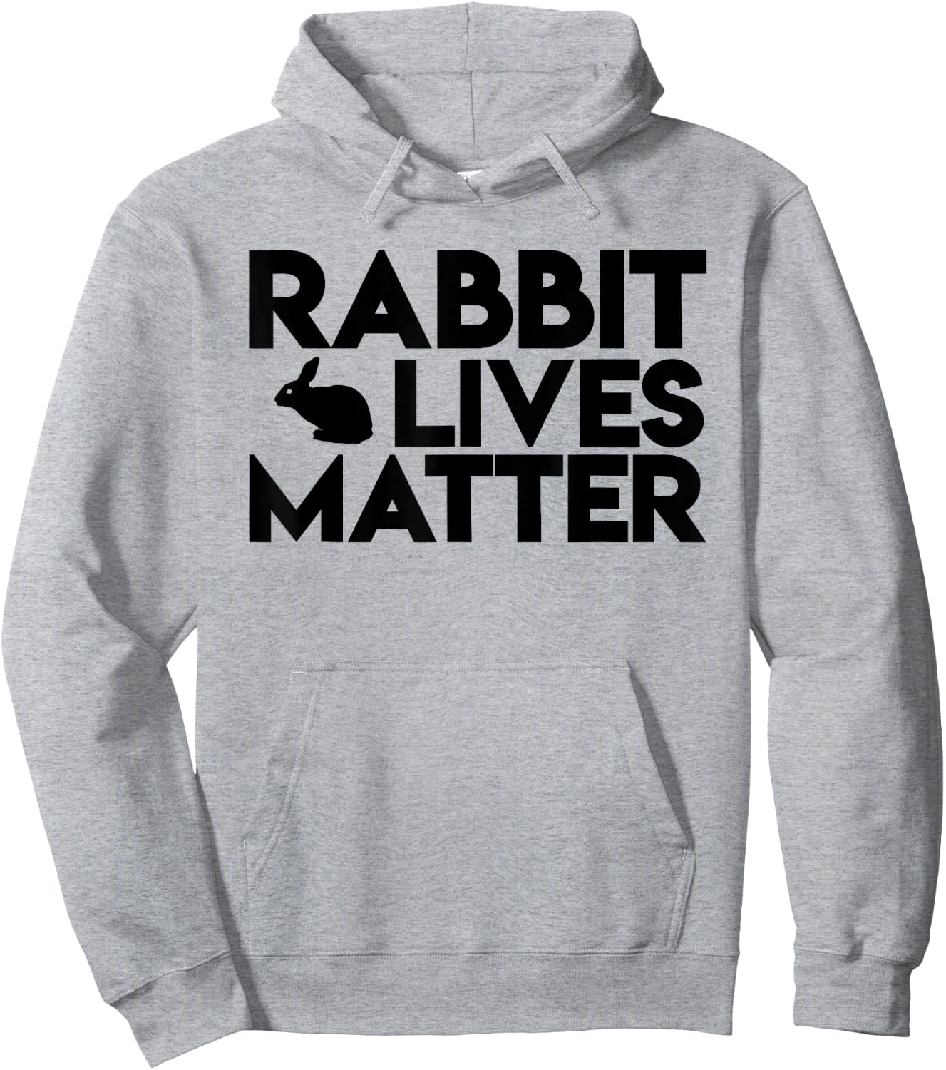 Rabbit Lives Matter - Cute Rabbit Lover Shirt Gift Hoodie - Hoodie | Ash