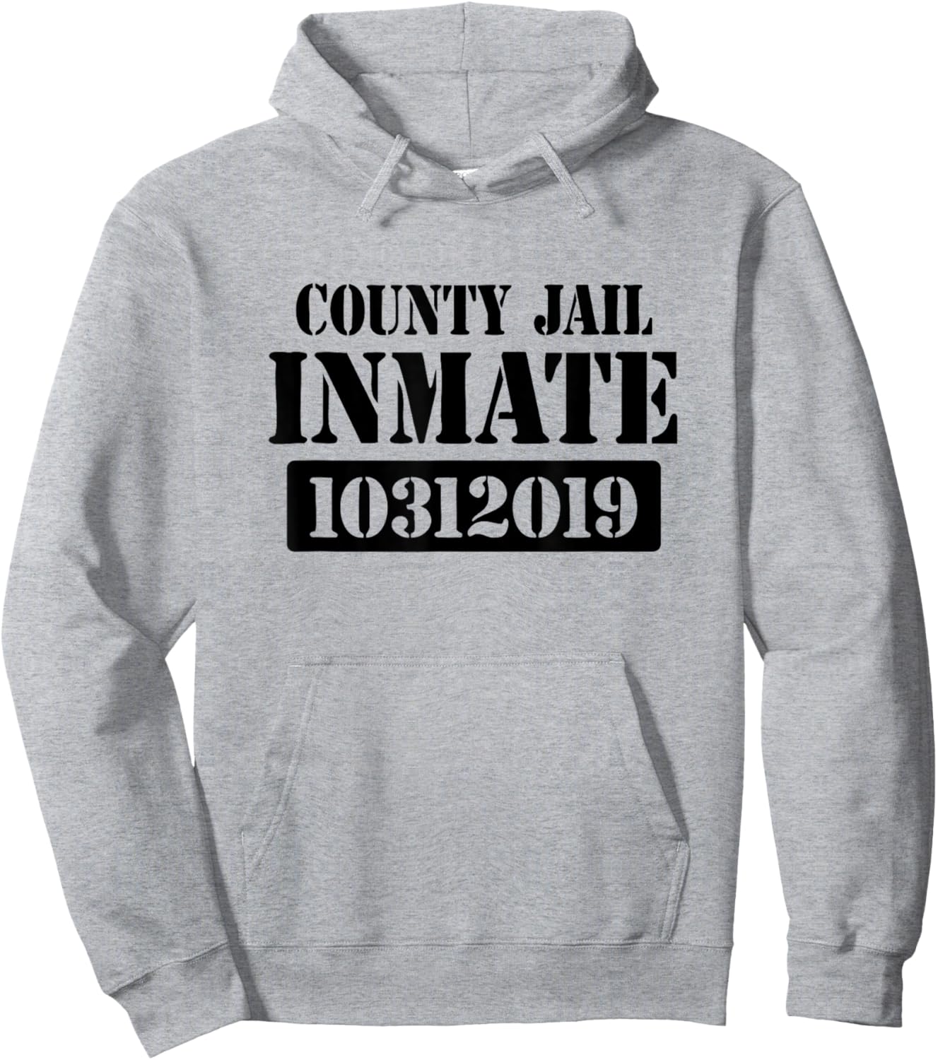 Prisoner Costume Orange Prison Uniform Halloween Jail Inmate Hoodie - Hoodie | Ash