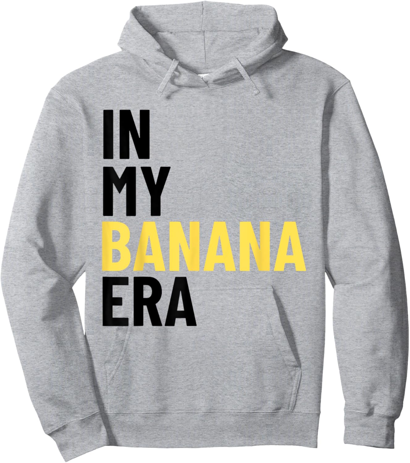 Kids In My Banana Era Funny Banana Lover Crew Women Men Hoodie - Hoodie | Ash