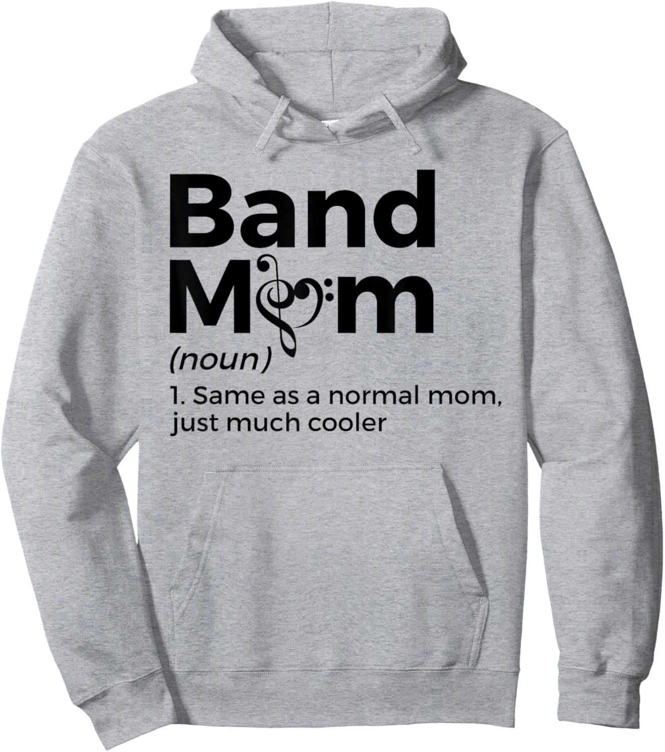 Band Mom Definition Marching Band Hoodie - Hoodie | Ash